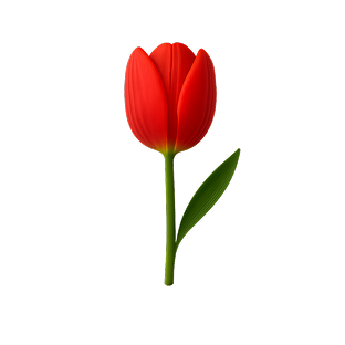red-tulip flower icon